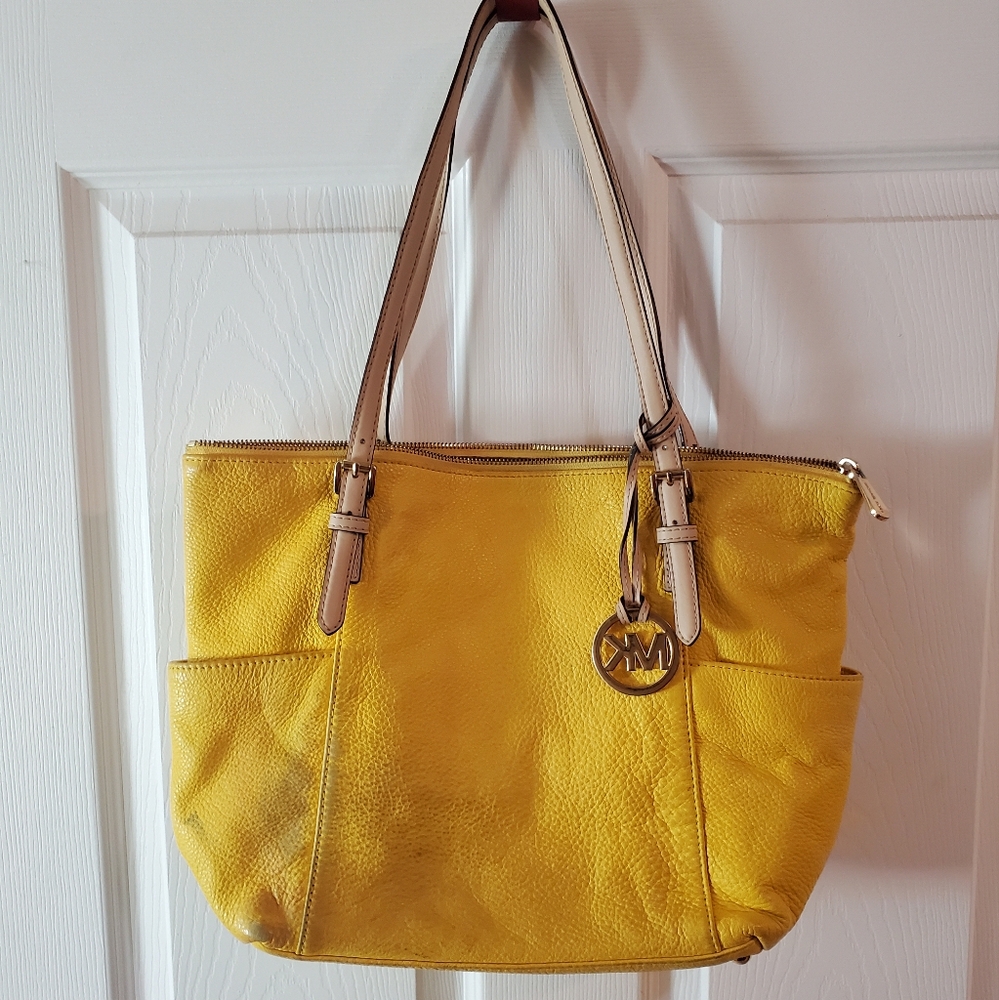 Y2k Michael Kors Yellow Purse